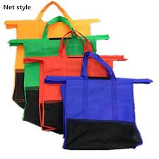 Set de Bolsas Reutilizables para Comprar 4 Unidades - Ecológicas, Resistentes y Prácticas para tu Día a Día