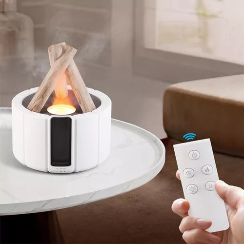 Humidificador Mini Hoguera - Aire Fresco y Relajante en Tamaño Compacto